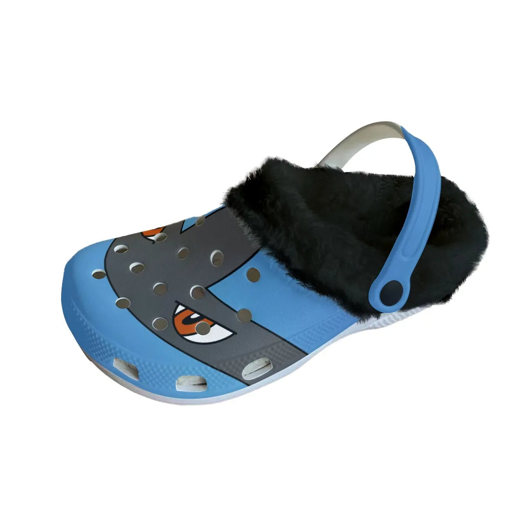 Fleece Lined Clogs, Pokémon Edition [Lucario - Black]