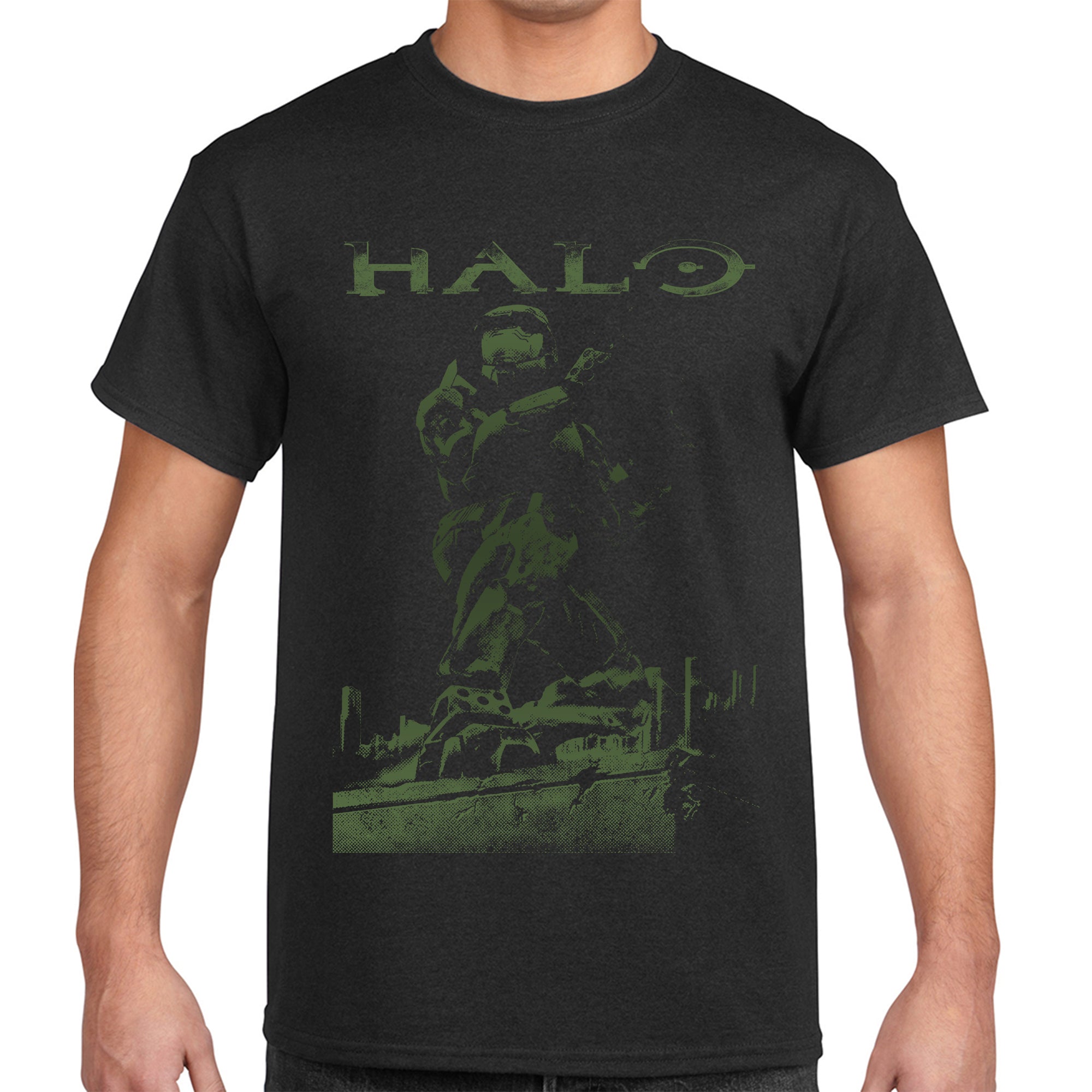 Vintage Graphic T-Shirt, Halo, Gaming, Retro