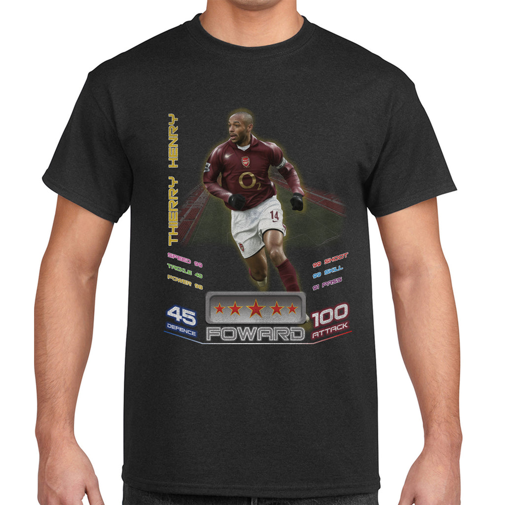 Vintage Graphic T-Shirt, Thierry Henry, Football, Sports