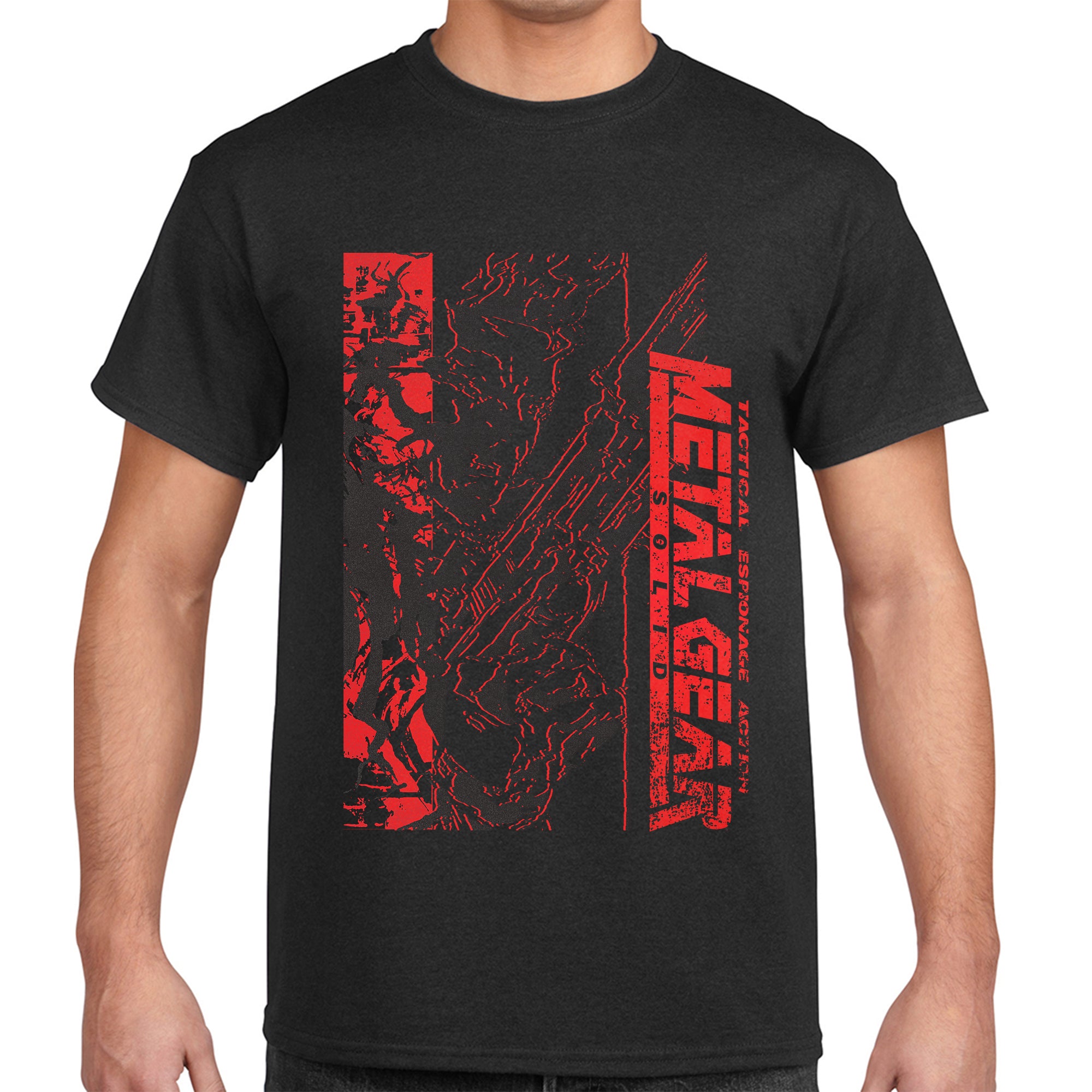 Vintage Graphic T-Shirt, Metal Gear Solid, Gaming, Retro