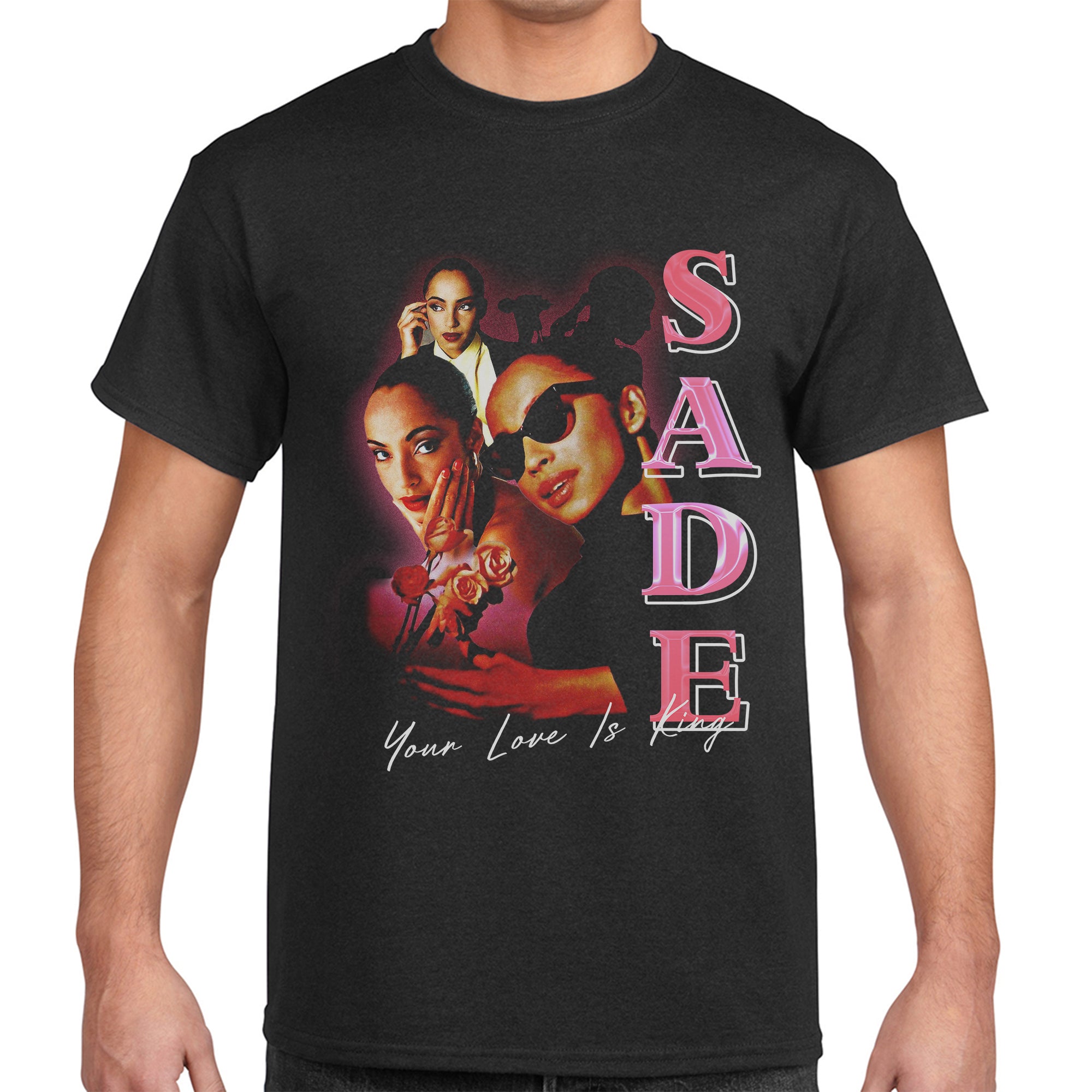 Vintage Graphic T-Shirt, Sade, 90s, Music, Homage Tee